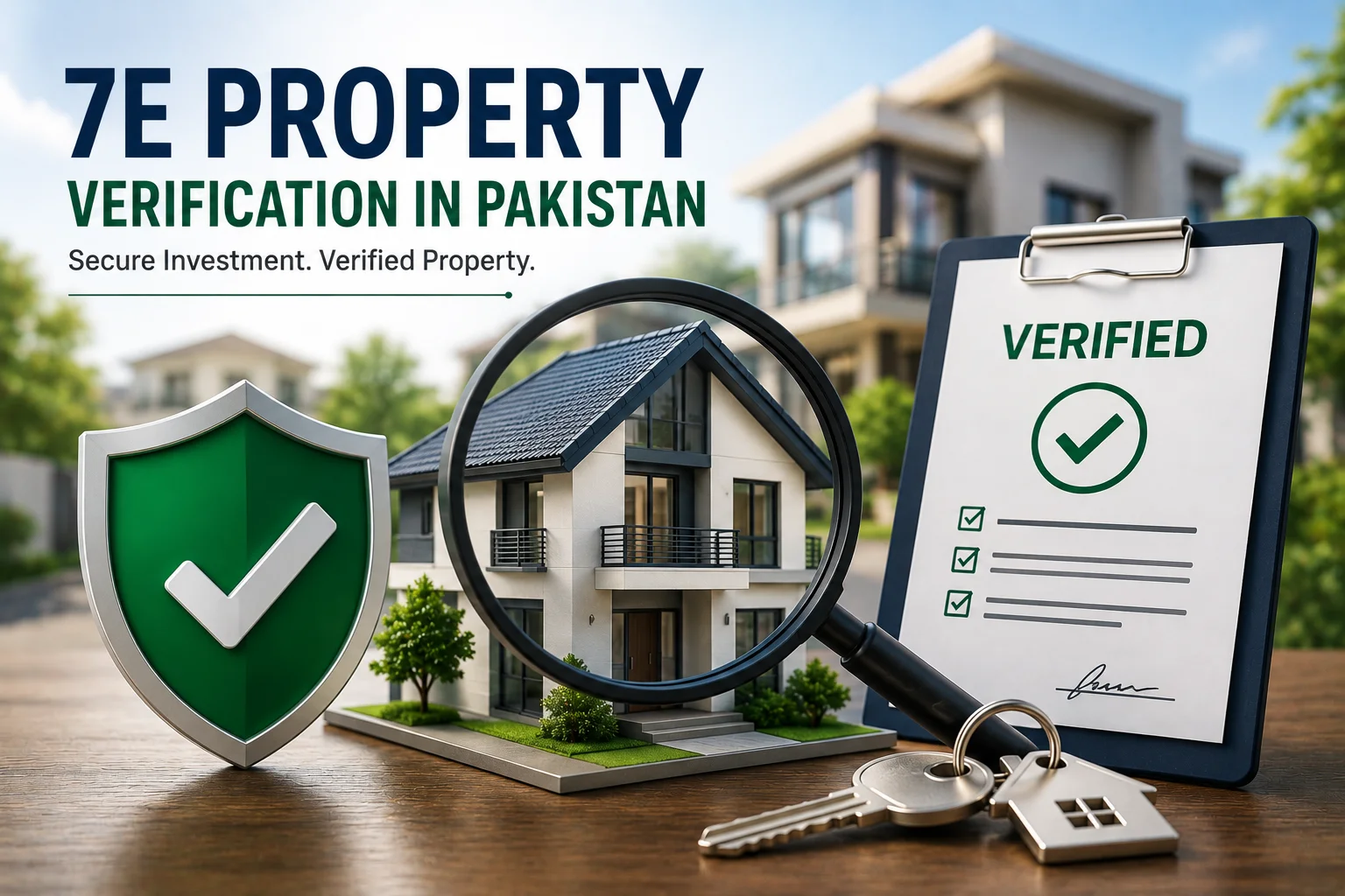 7E Property Verification in Pakistan – Secure Property Transactions with Aqasco International